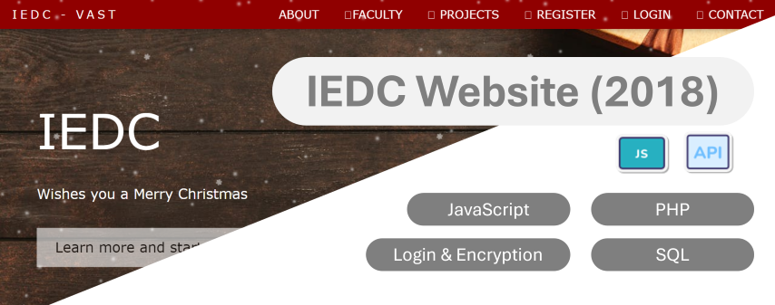 IEDC Portal (with Login)